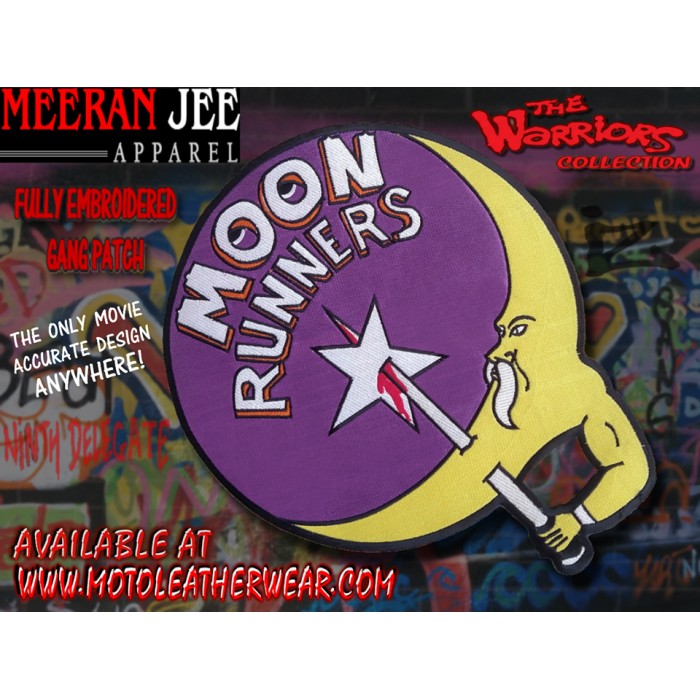 Moon Runners Embroidery Patch, The Warriors Movie Patch, Moon Runners